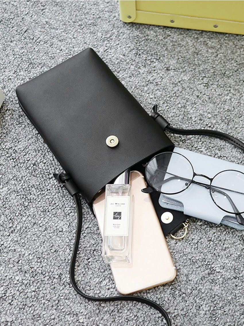 Mini Metal Deer Detail Crossbody Bag