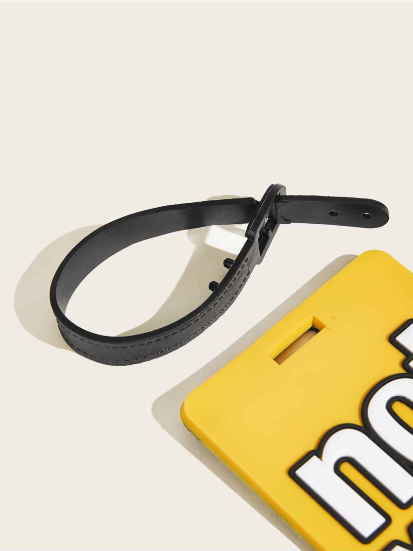 Letter Pattern Silicone Card Holder