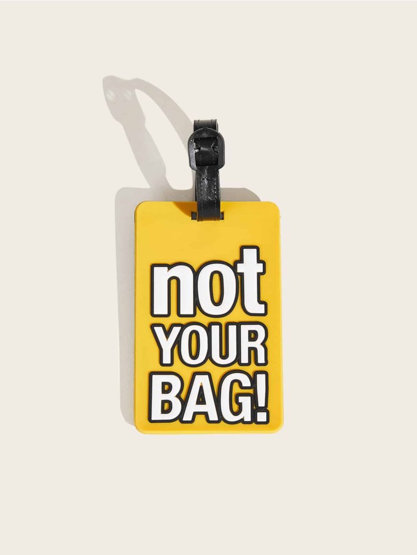 Letter Pattern Silicone Card Holder