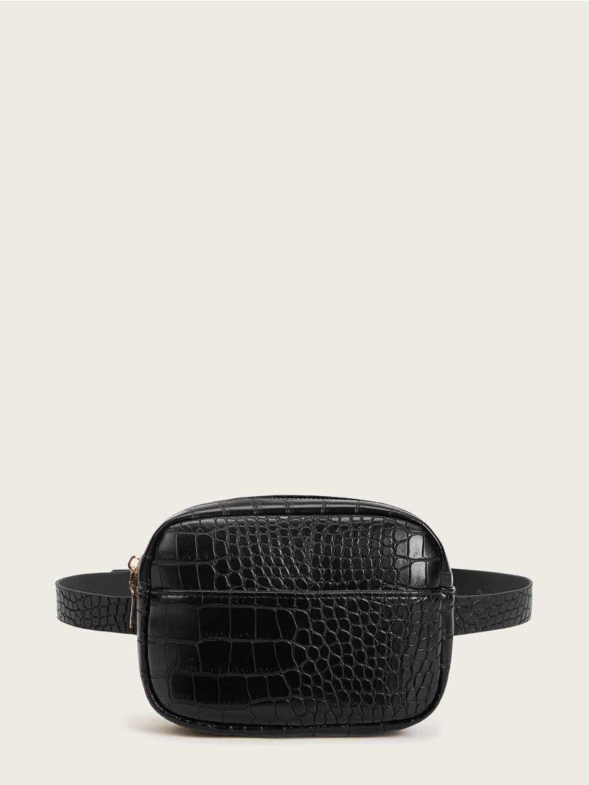 Mini Croc Embossed Fanny Pack