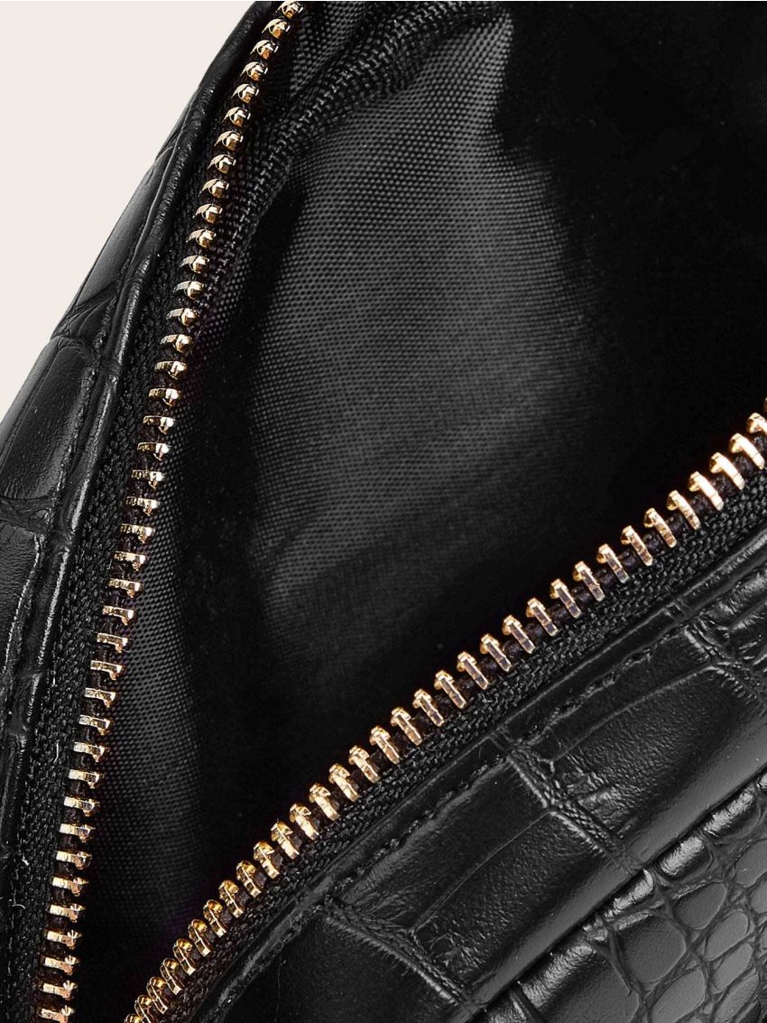 Mini Croc Embossed Fanny Pack