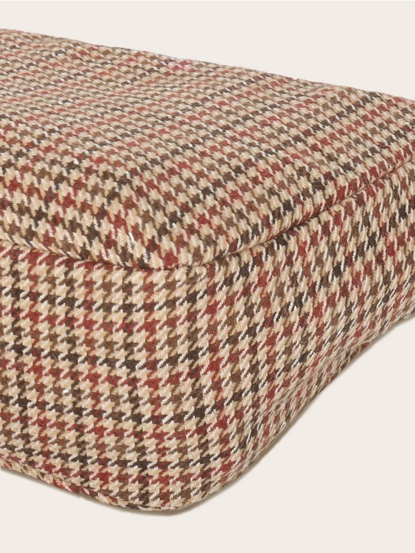 Minimalist Houndstooth Shoulder Bag