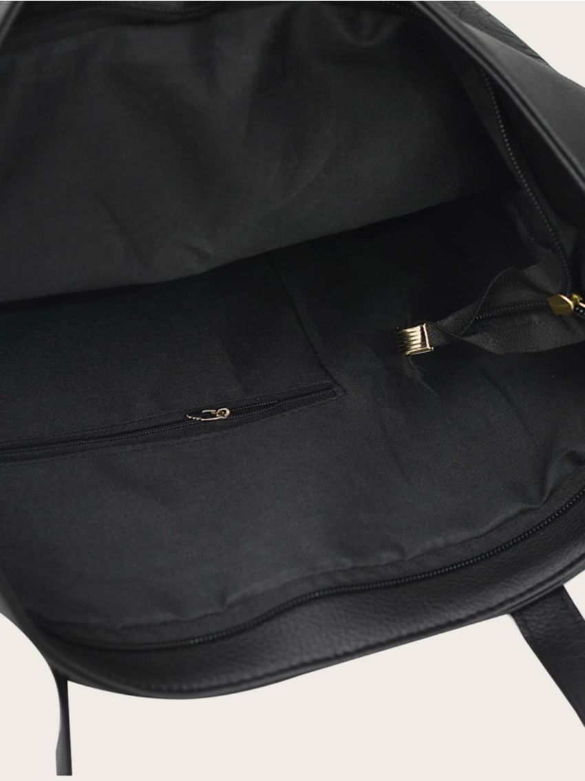 Large Capacity Quilted Tote Bag