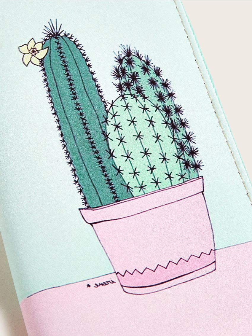 Cactus Graphic Purse