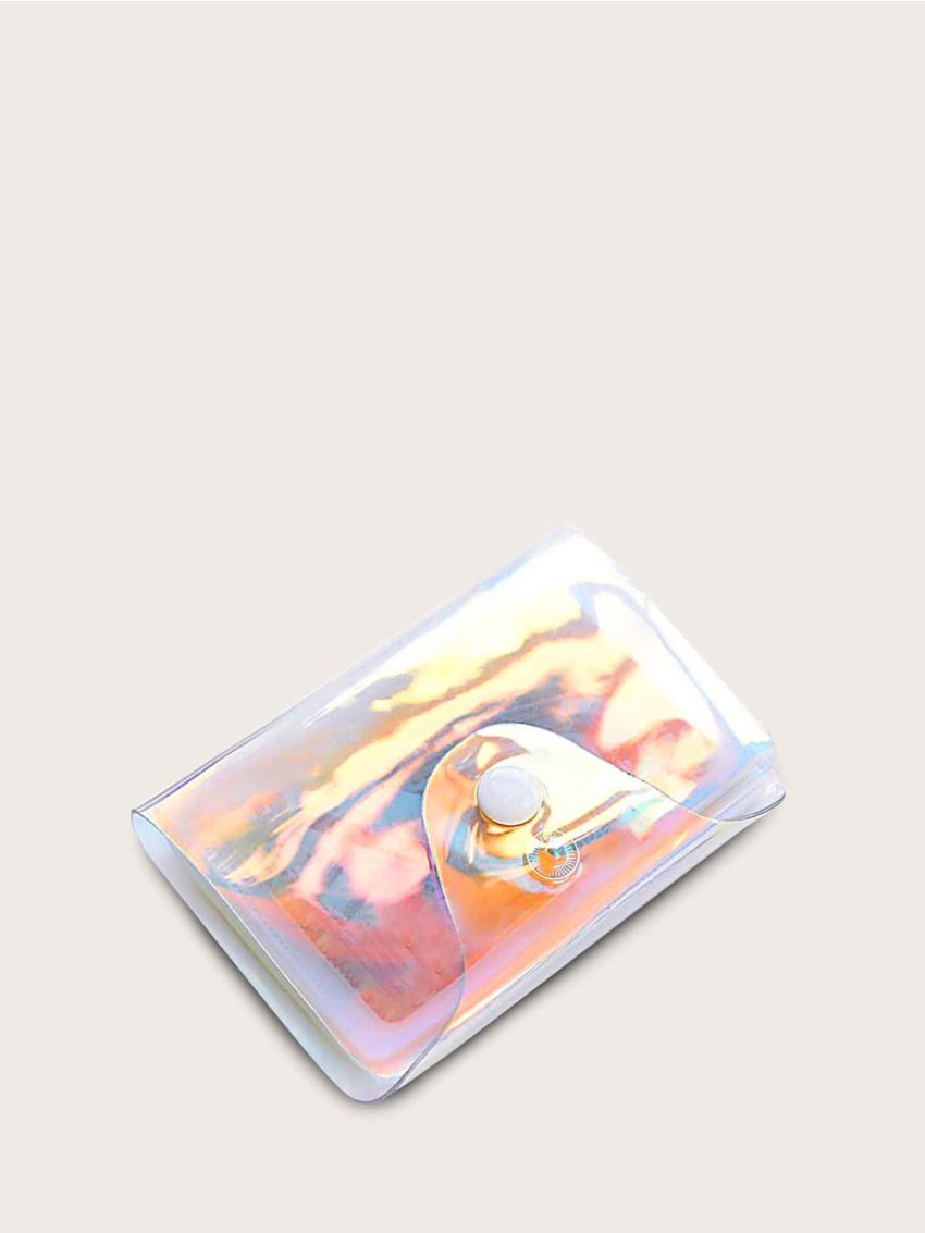 Holographic Flap Card Holder