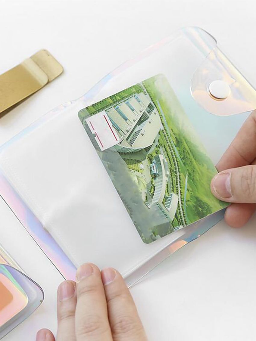 Holographic Flap Card Holder