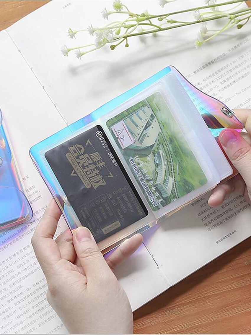 Holographic Flap Card Holder