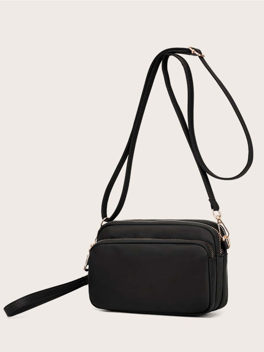Mini Plain Crossbody Bag