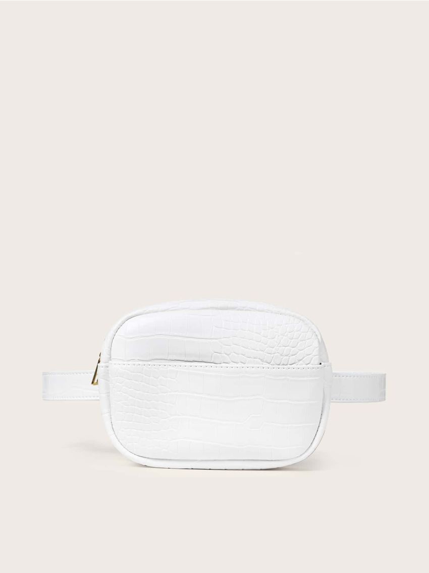 Croc Embossed Fanny Pack
