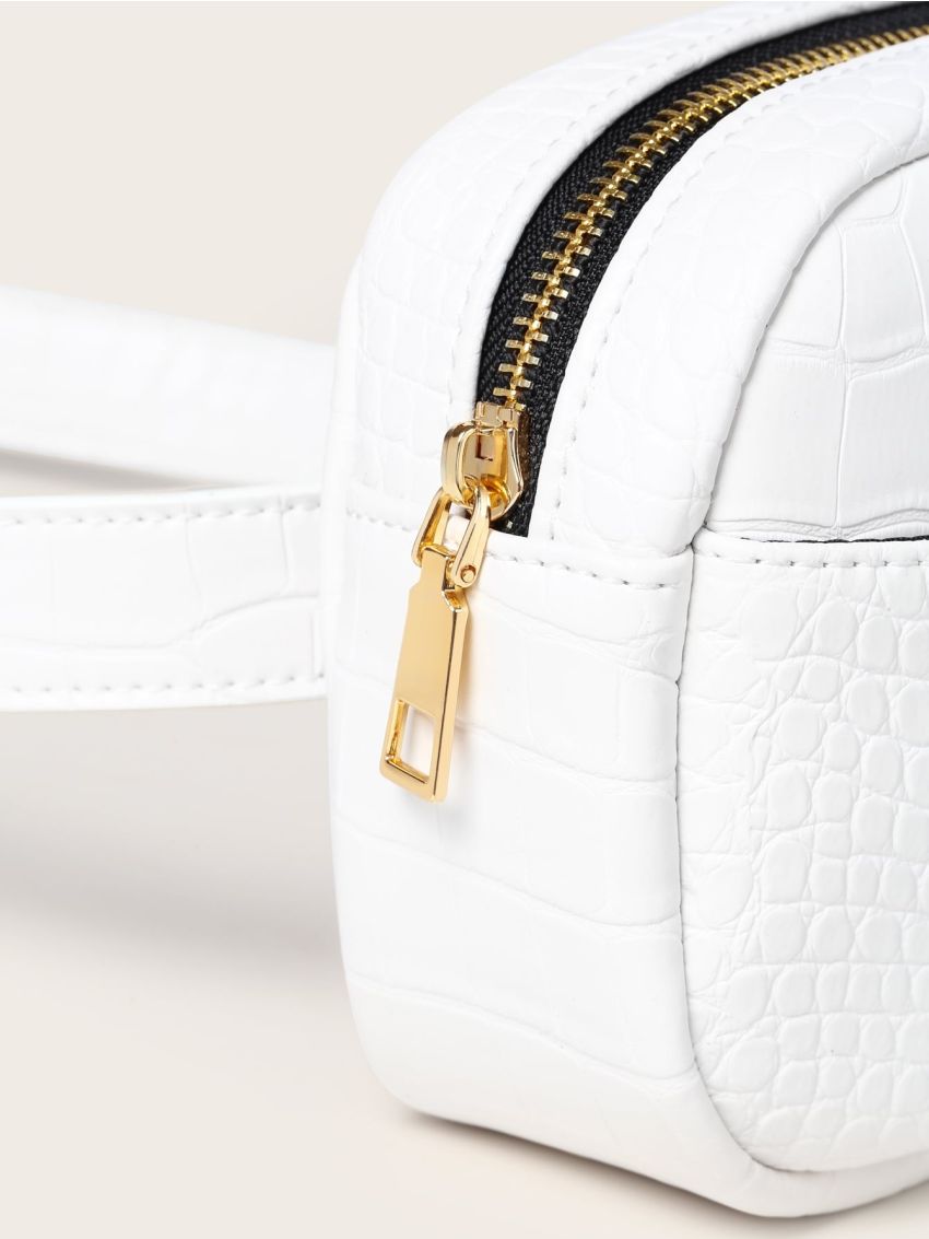 Croc Embossed Fanny Pack