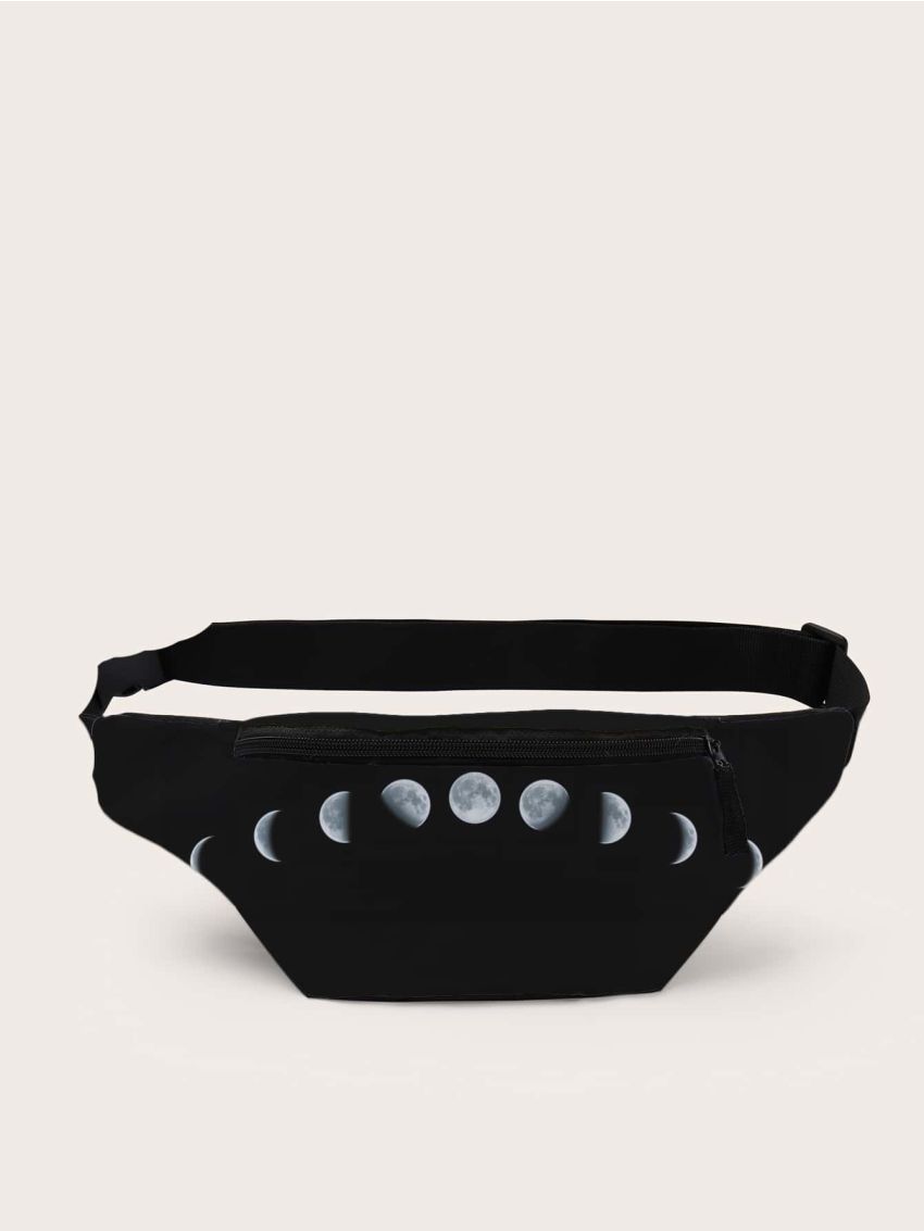 Moon Graphic Fanny Pack