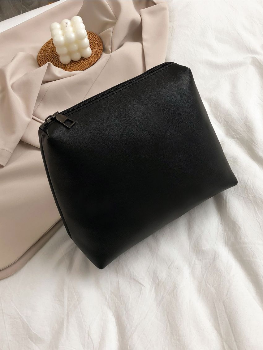 Quilted Tote Bag With Inner Pouch