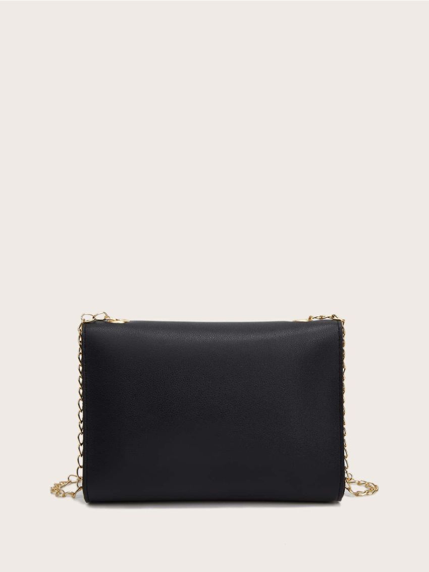 Mini Lips & Star Faux Leather Chain Crossbody Bag