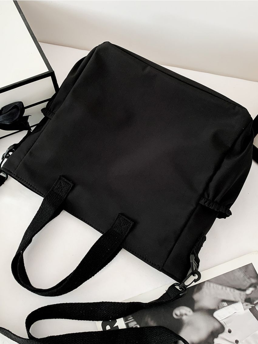 Pocket Front Canvas Tote Bag