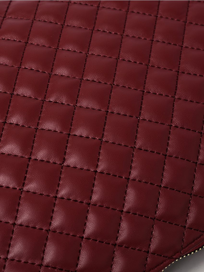 Quilted Clutch Bag With Wristlet