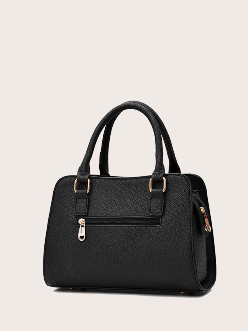 Metal Letter Decor Tote Bag