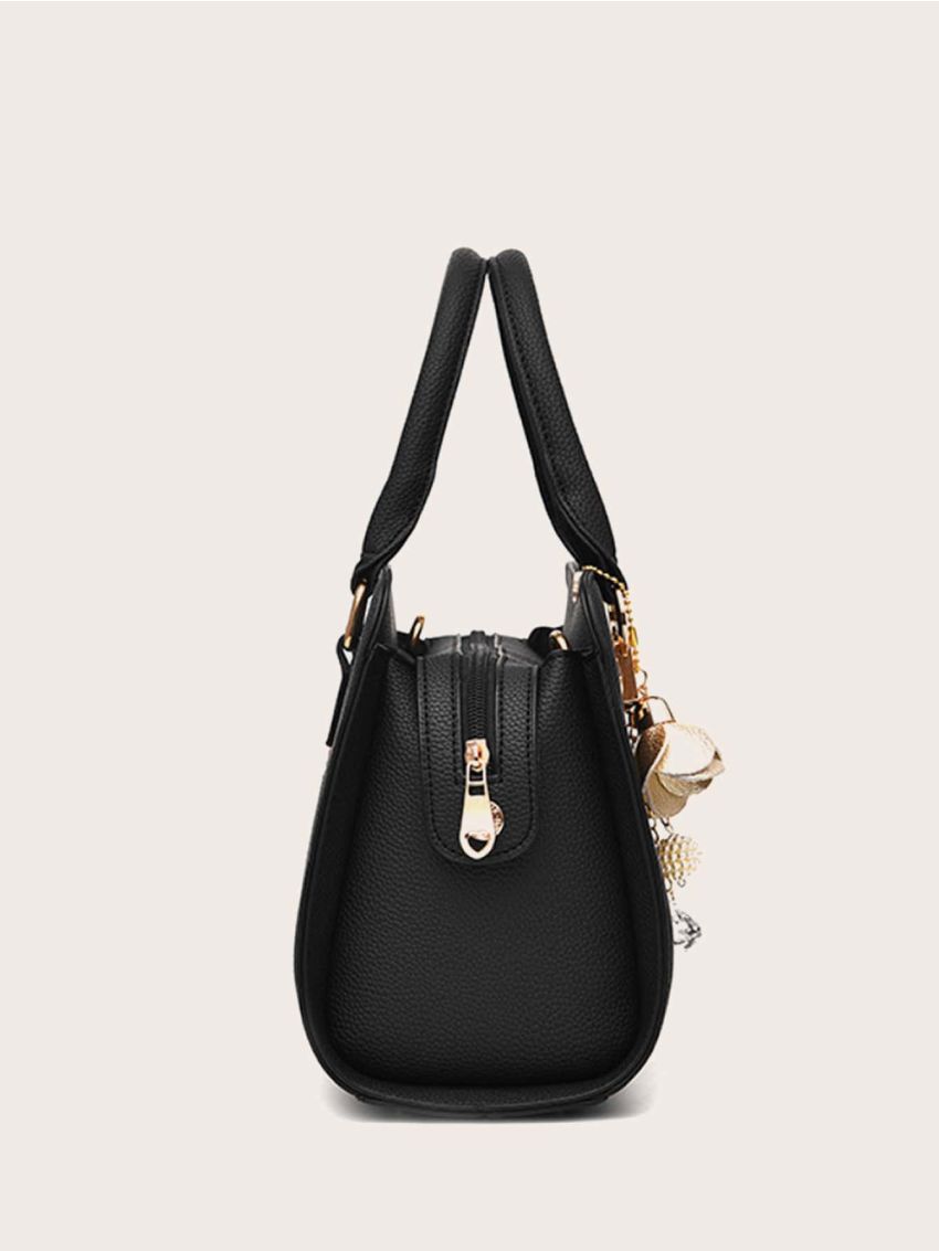 Metal Letter Decor Tote Bag