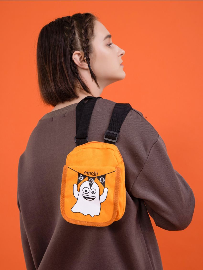 X emoji Mini Halloween Crossbody Bag