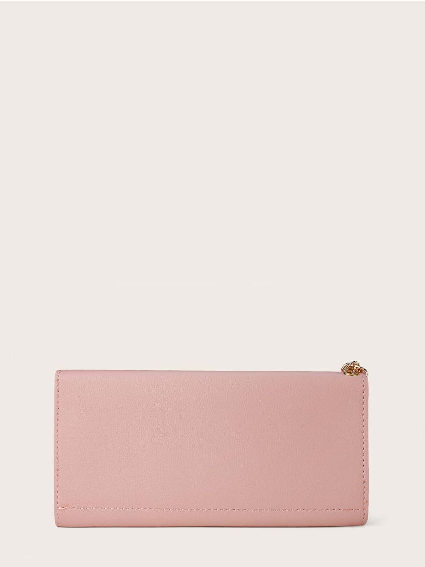 Tassel Charm Fold Over Purse