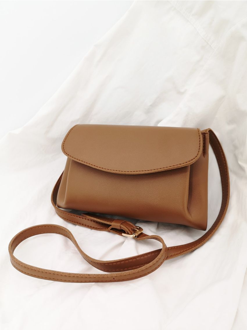 Minimalist Flap Crossbody Bag