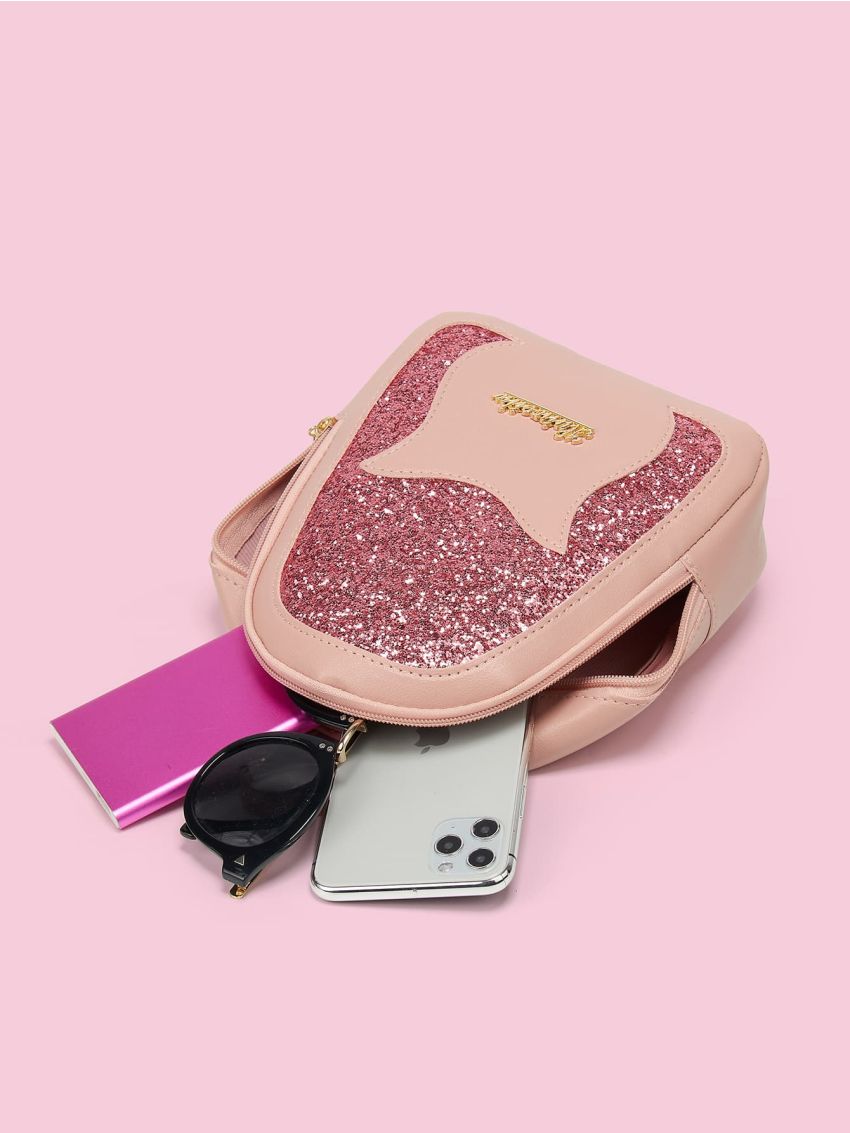 Mini Glitter Decor Backpack