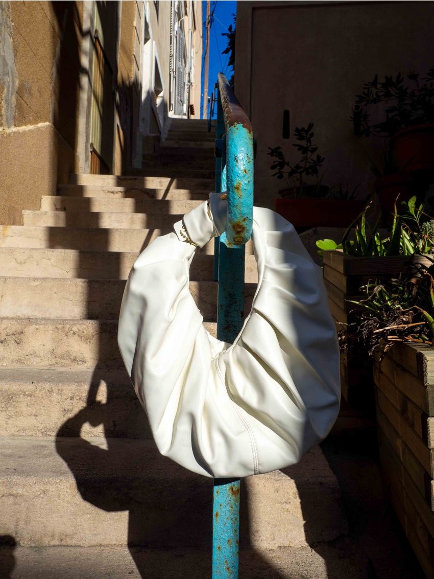 PREMIUM GATHER PU LEATHER BAG