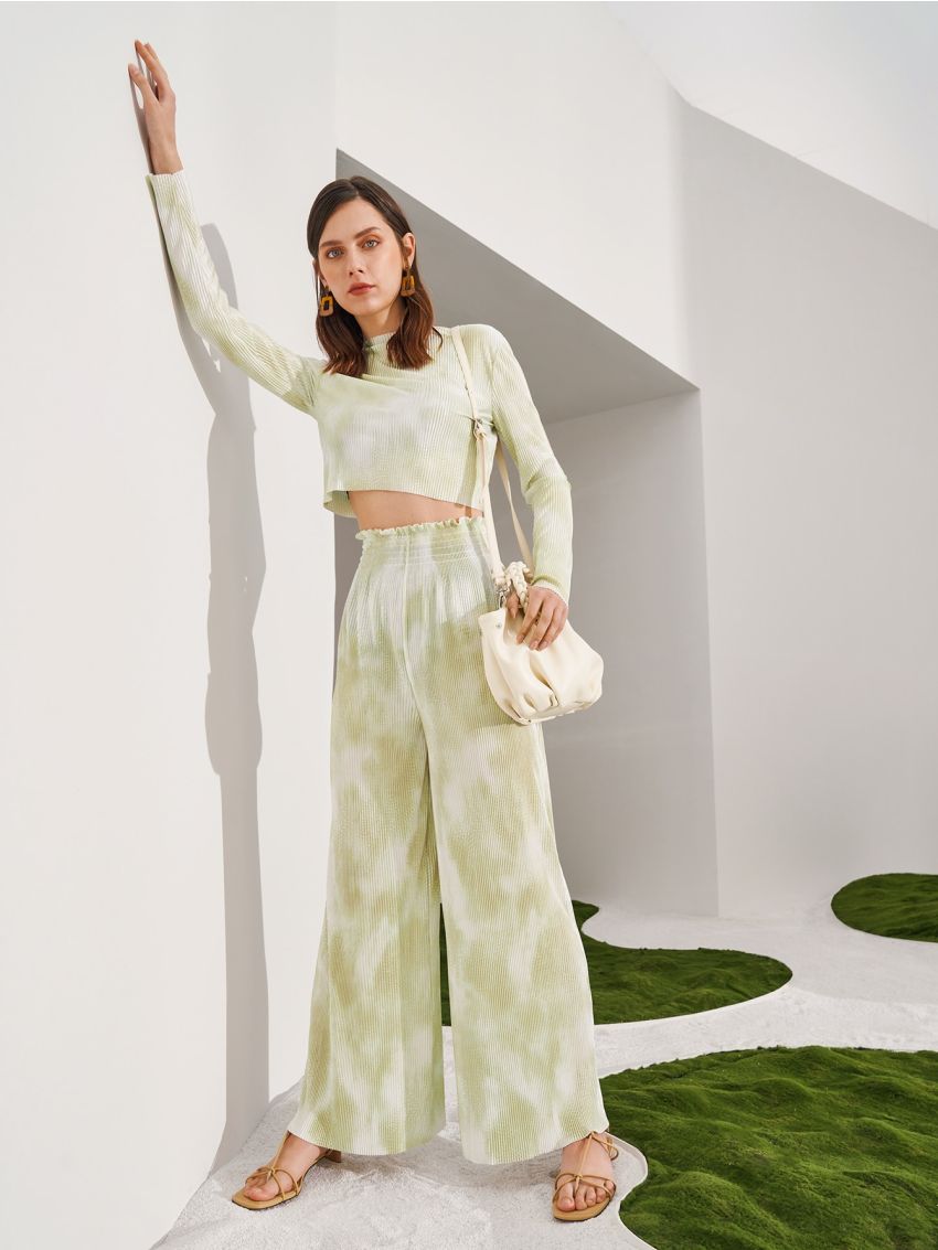 Braided Handle Satchel Bag