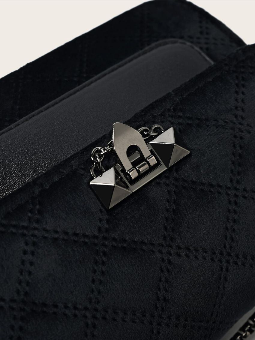 Mini Quilted Flap Chain Shoulder Bag
