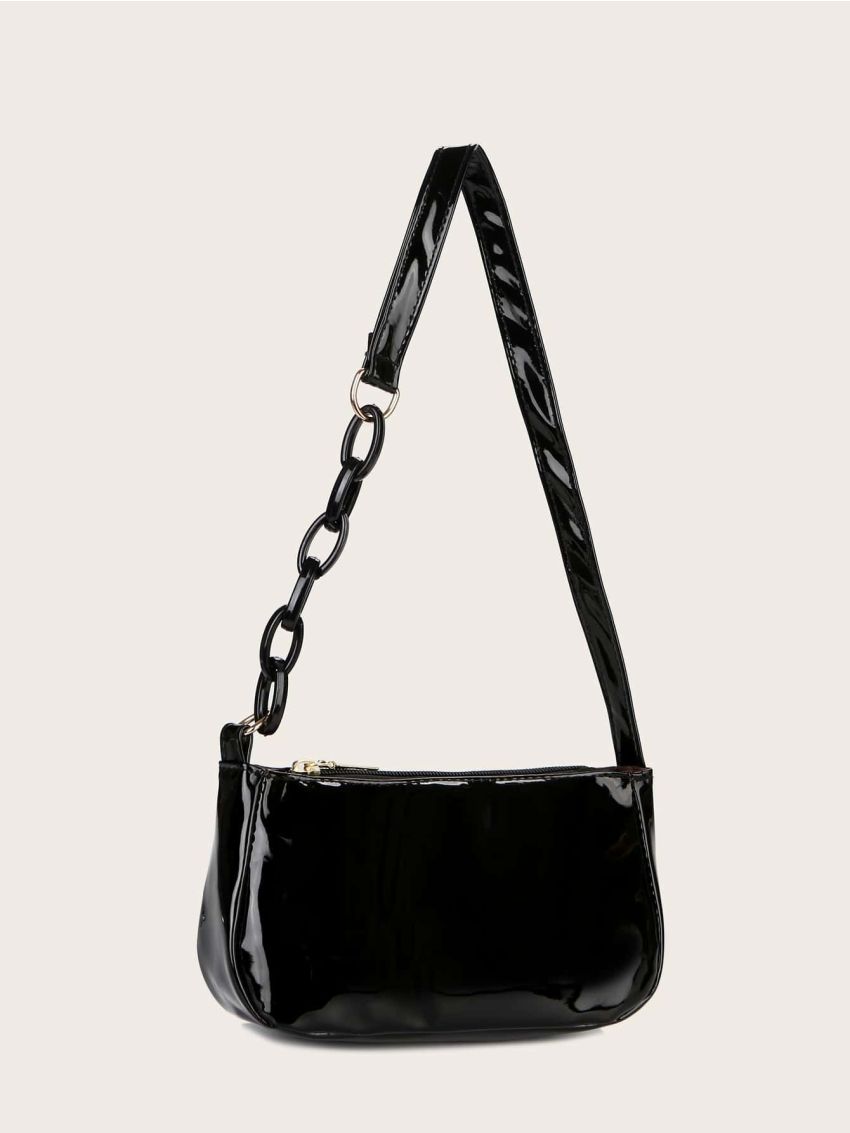 Minimalist Nylon Baguette Bag