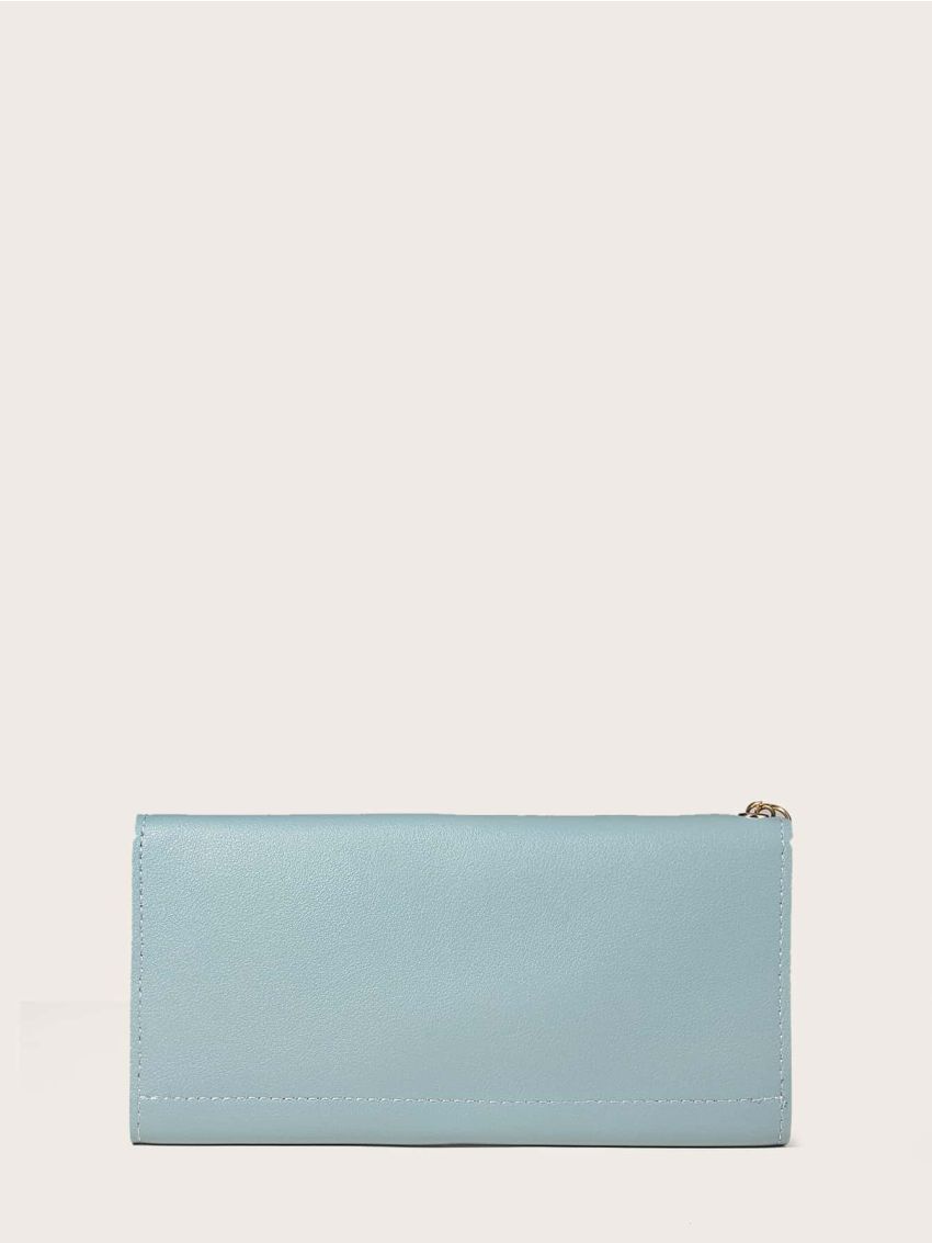 Tassel Charm Fold Over Purse