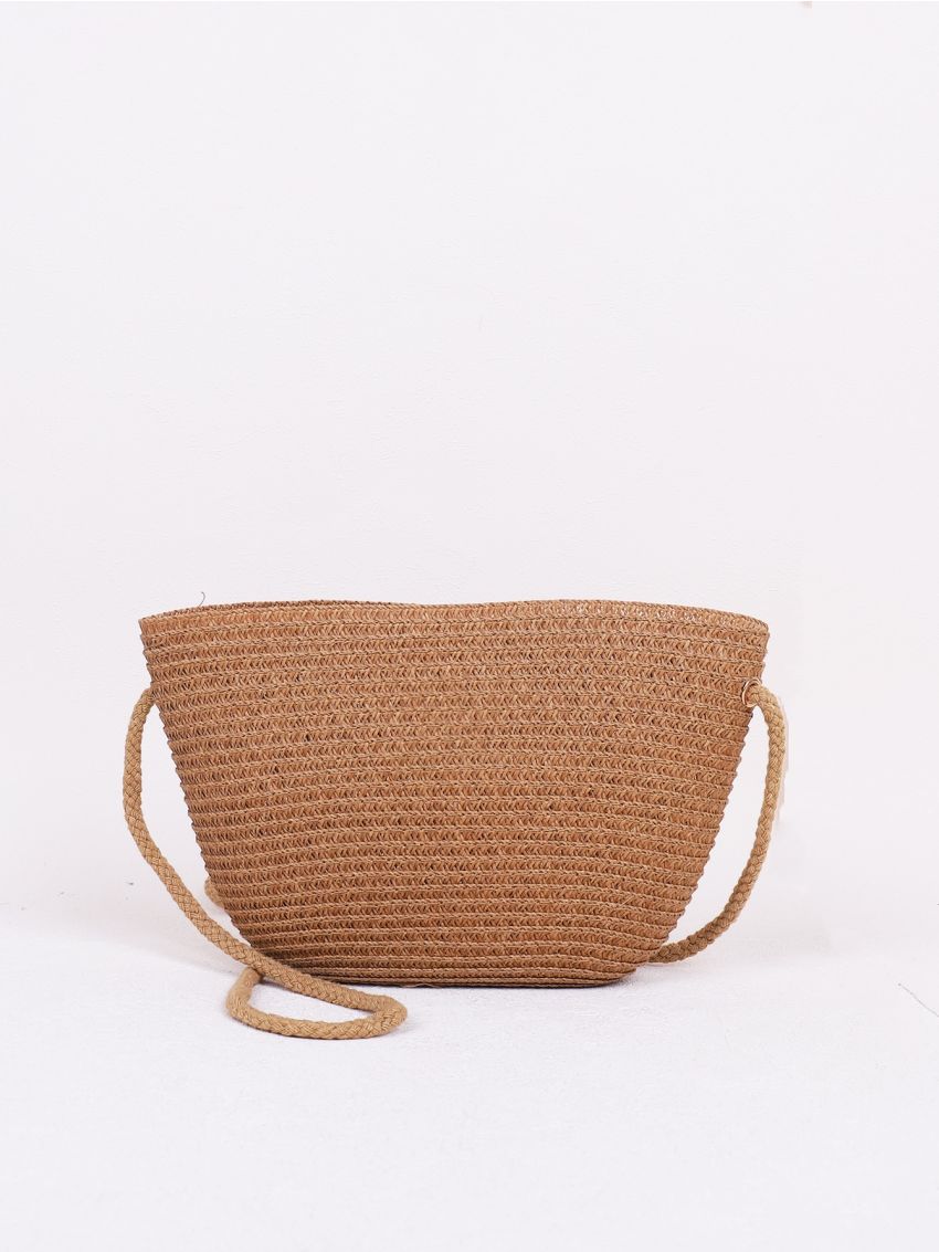 Floral Decor Straw Bag
