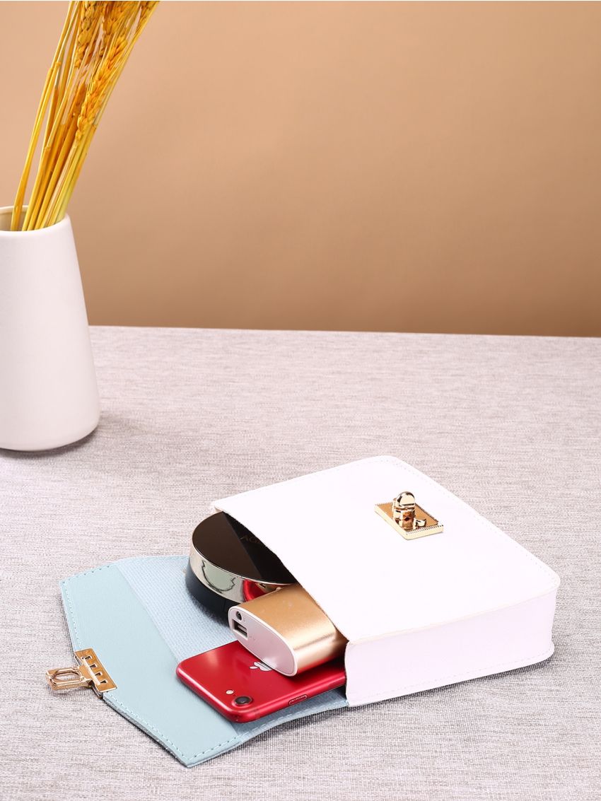 Mini Two Tone Satchel Bag