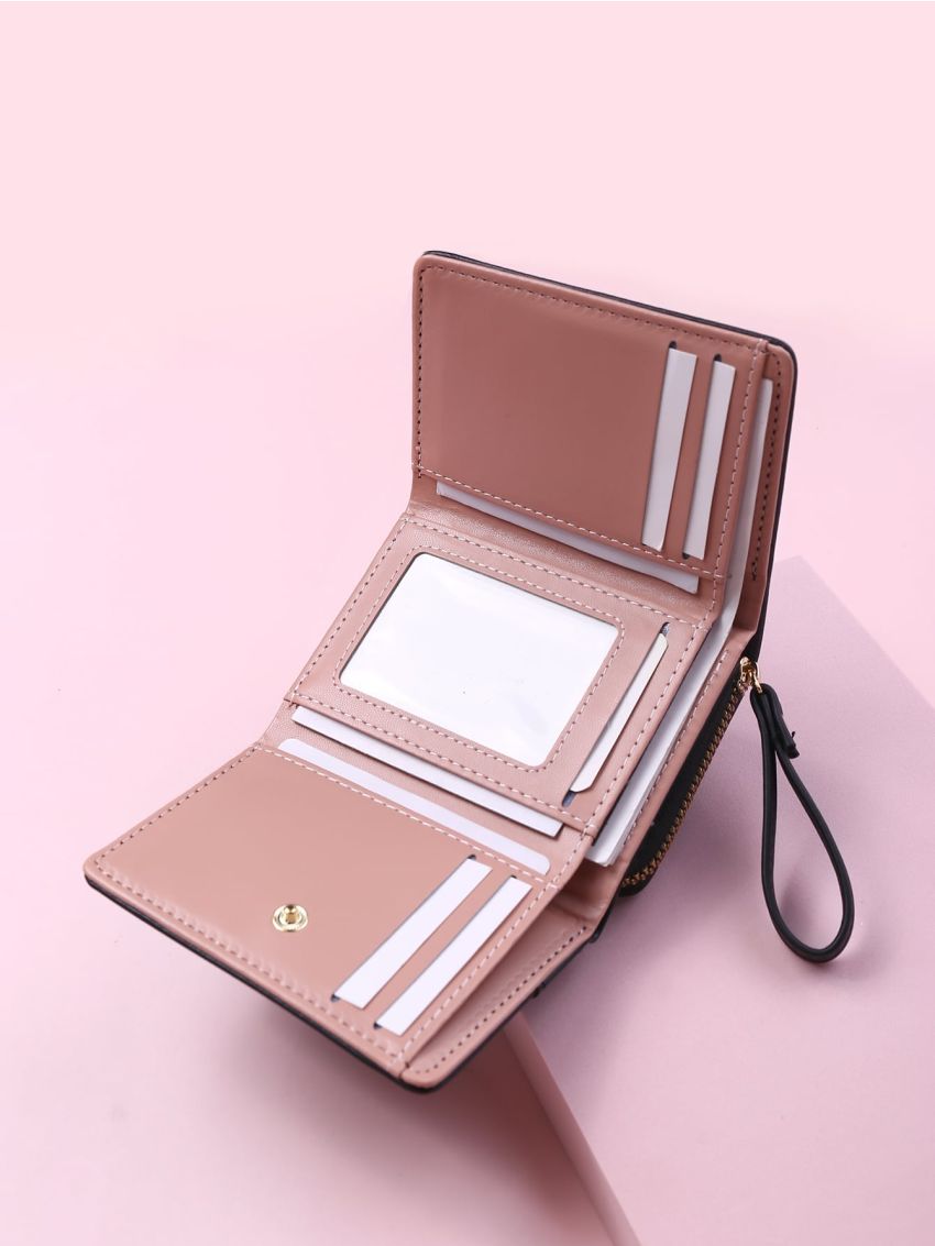 Scallop Trim Fold Over Purse