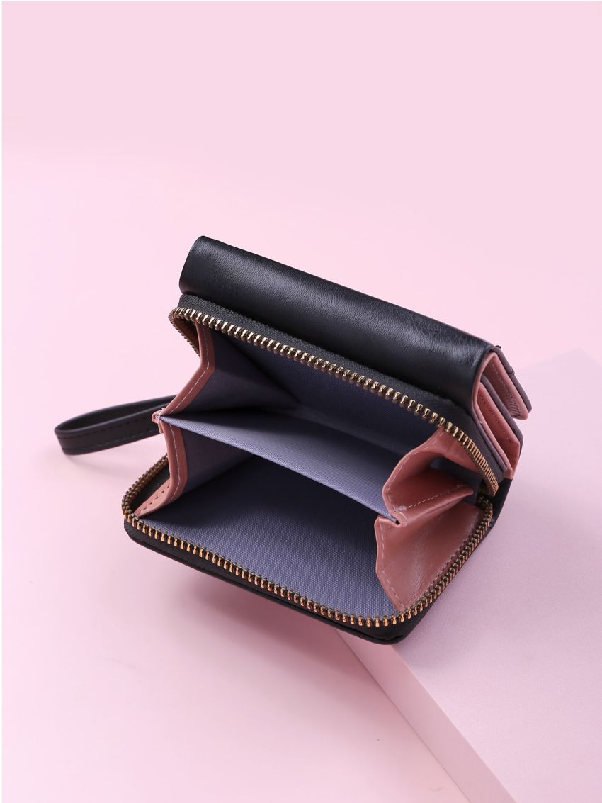 Scallop Trim Fold Over Purse