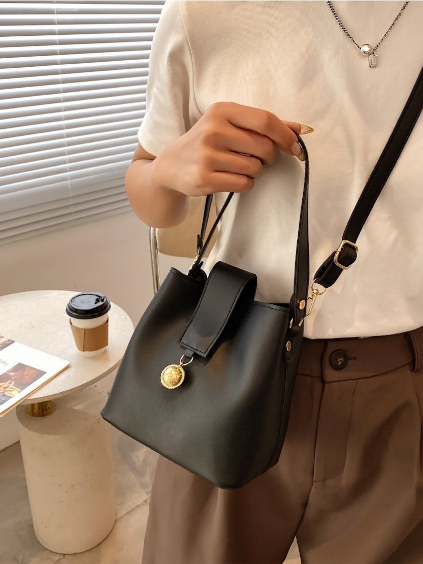 Mini Metal Decor Bucket Bag