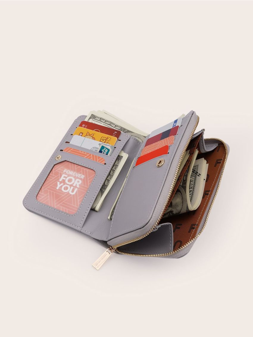 Zip Around Purse With Card Holder