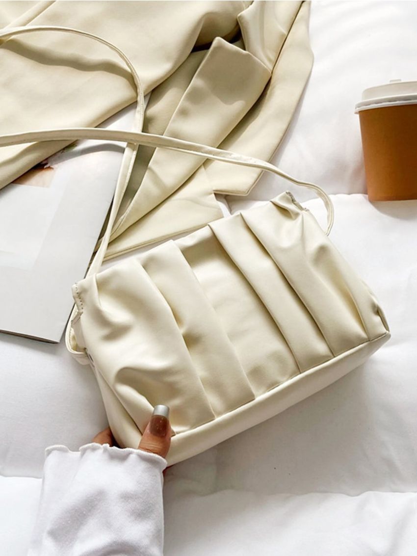 Ruched Crossbody Bag