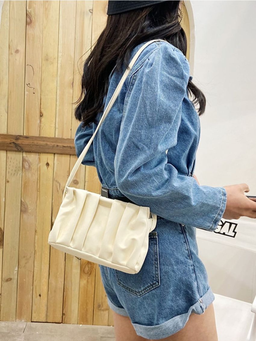 Ruched Crossbody Bag