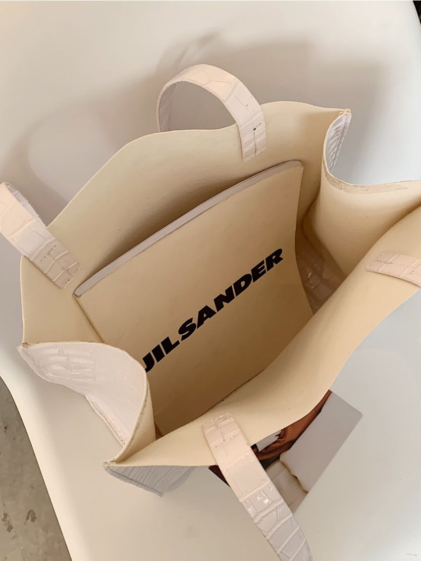 Croc Embossed Tote Bag