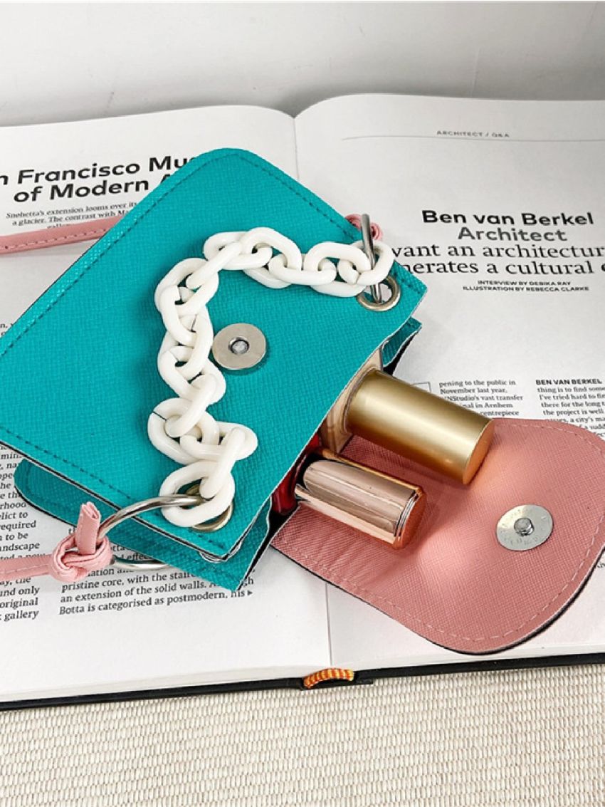 Mini Two Tone Satchel Bag