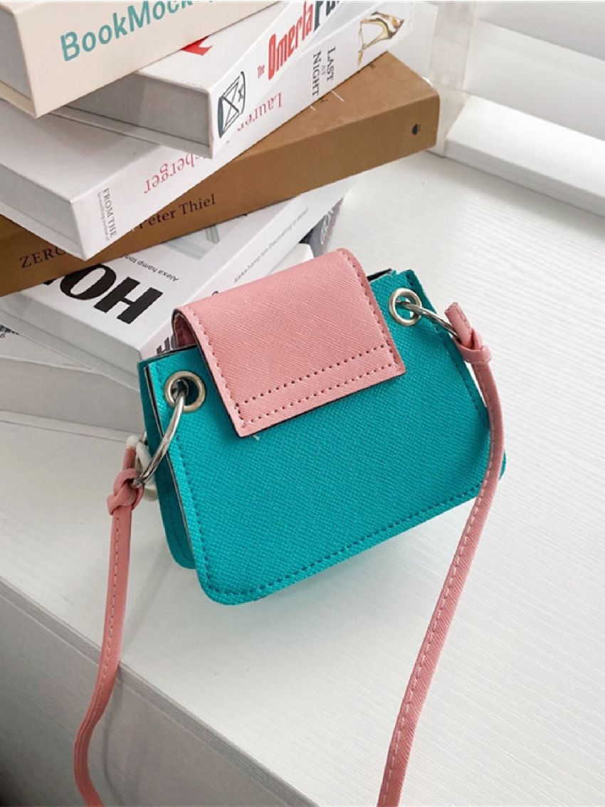Mini Two Tone Satchel Bag