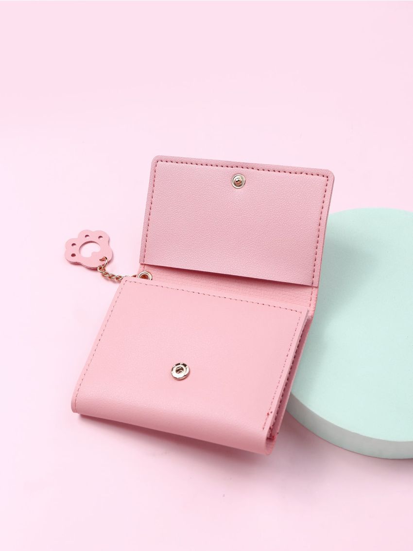 Cartoon Graphic Fold Over Purse