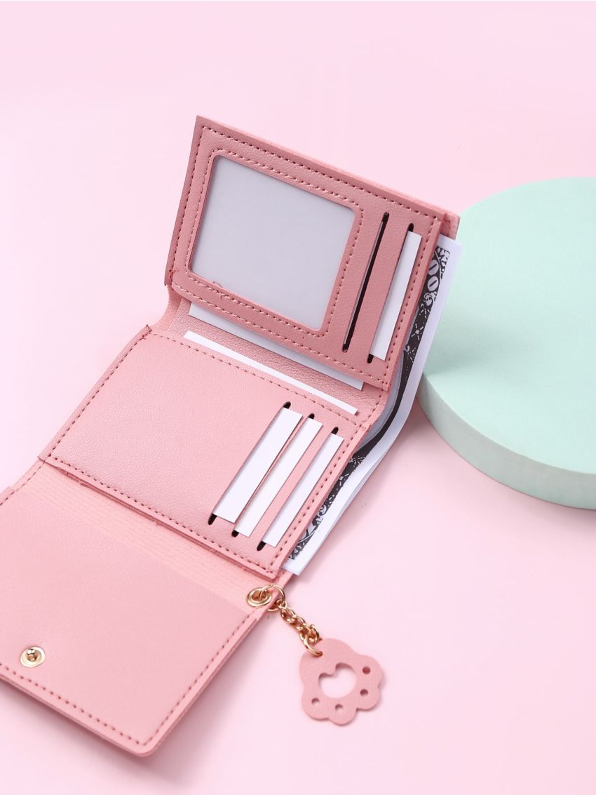 Cartoon Graphic Fold Over Purse