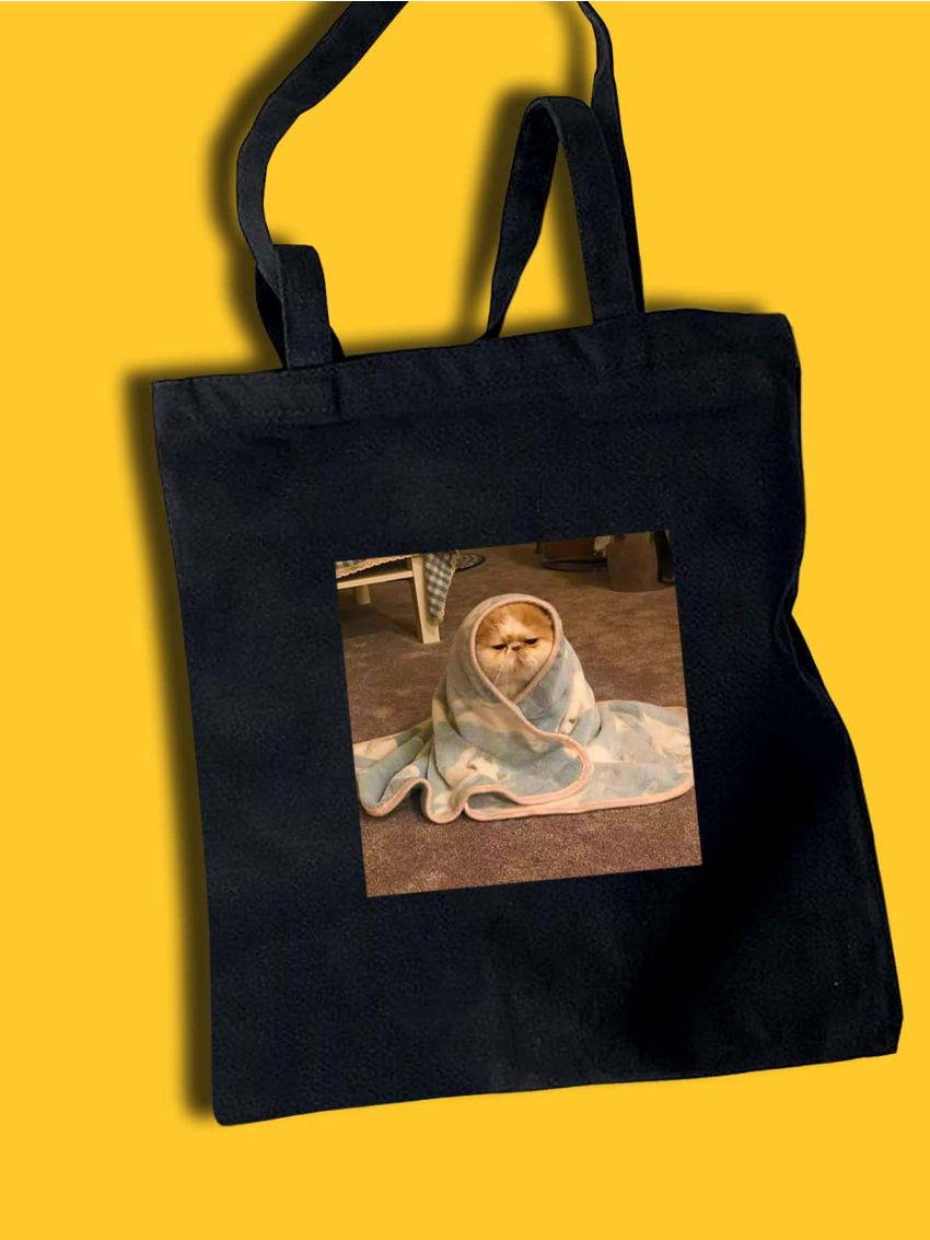 Cat Graphic Shopper Bag