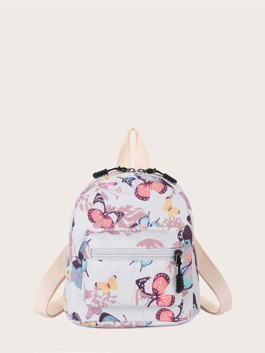 Mini Allover Butterfly Graphic Backpack