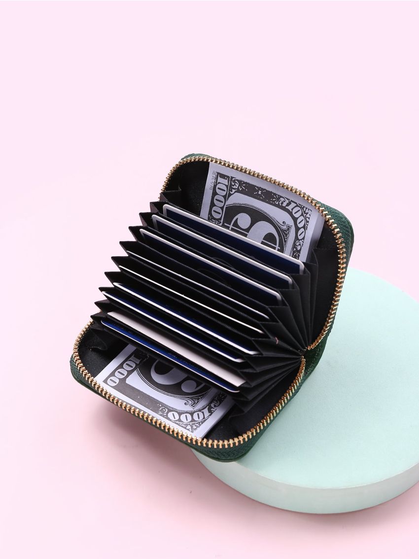 Metal Decor Small Wallet