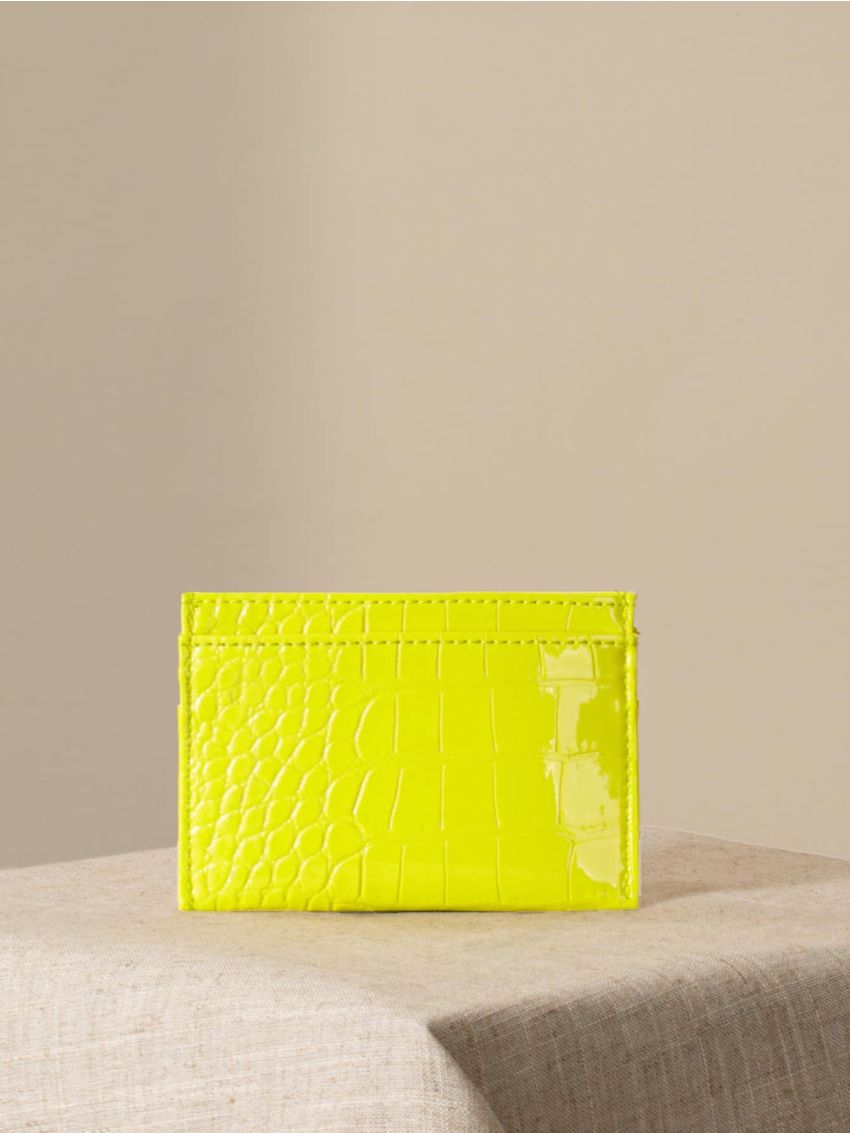 Snakeskin Pattern Purse With Card Holder