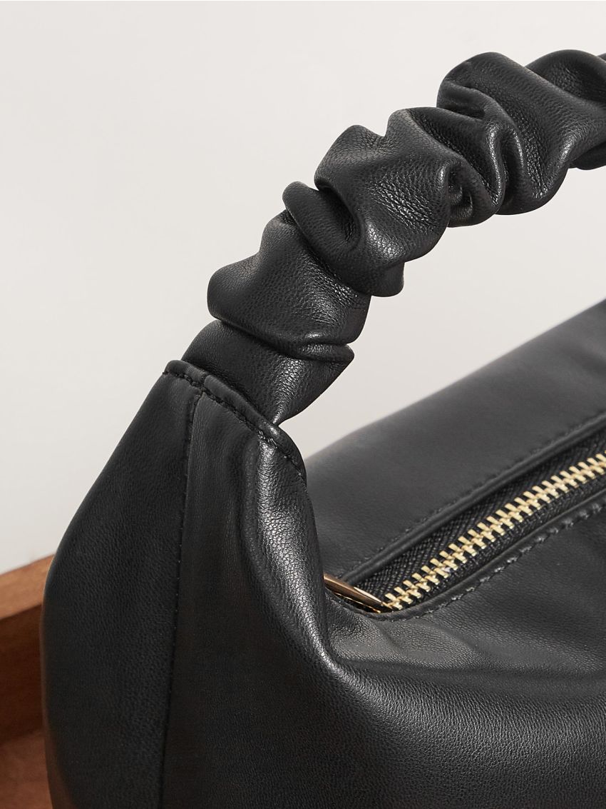 Mini Ruched Handle Satchel Bag