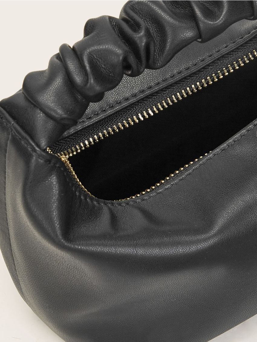 Mini Ruched Handle Satchel Bag