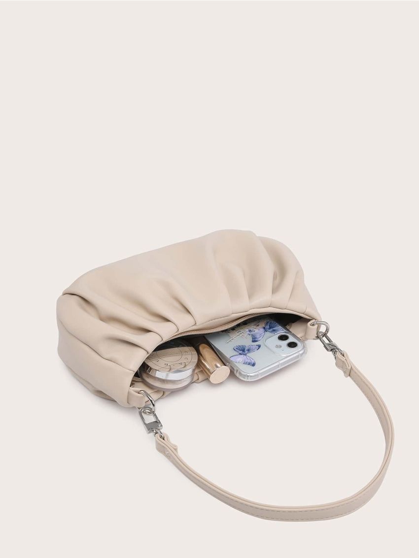 Ruched Shoulder Bag